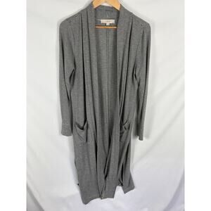 Ann Taylor LOFT Striped Longline Cardigan Size Medium
